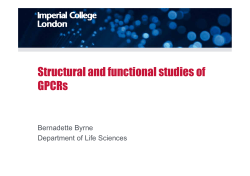 Exploring GPCR structure and function