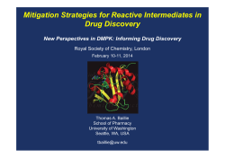 Mitigation strategies for reactive intermediates in drug discovery
