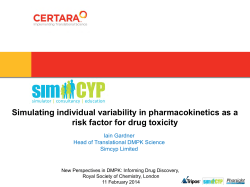 Simulating individual variability in pharmacokinetics as a risk factor for drug toxicity
