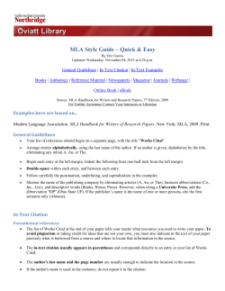 http://www.houstonisd.org/cms/lib2/TX01001591/Centricity/Domain/29432/MLA Style Guide - Quick and Easy.pdf