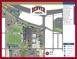 Athletics & Recreation Map