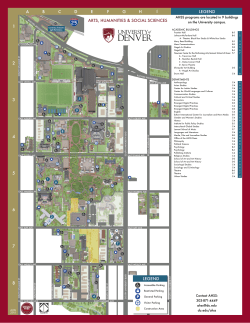 Arts, Humanities & Social Sciences Map