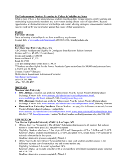 The Undocumented Student