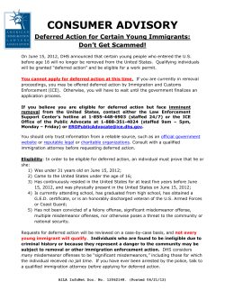 AILA Consumer Advisory