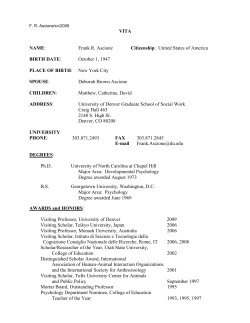See Frank Ascione's CV.