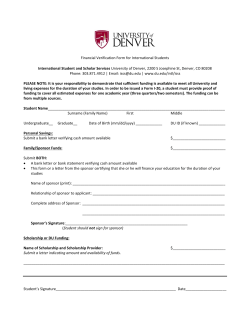 financial verification form