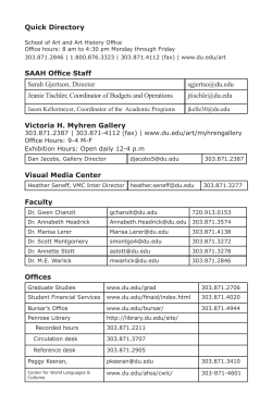 Graduate Art History Handbook