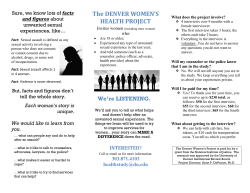 1 page flyer