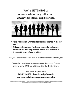 1 page flyer