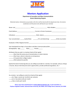 Mentors Application