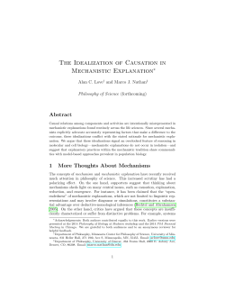The Idealization of Causation in Mechanistic Explanation