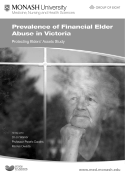 Monash University and State Trustees in Victoria