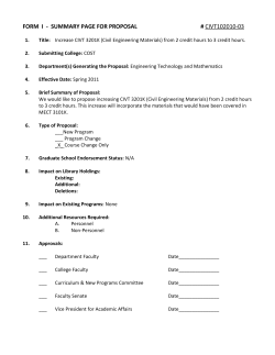 CIVT 3201K - Civil Engineering Materials