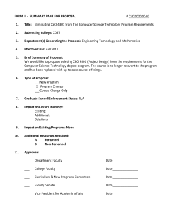 CSCI 4801 - Project Design