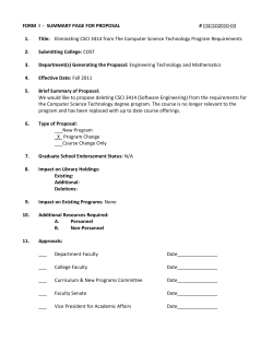 CSCI 3414 - Software Engineering