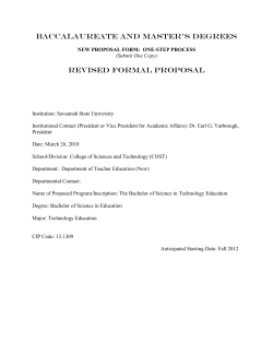 Bachelor of Science in Technology Education