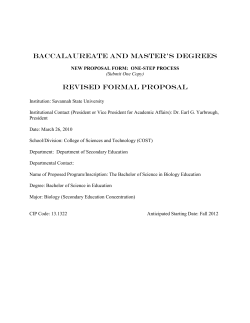 Bachelor of Science in Biology Education