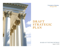 Presentation - President Sullivan - Strategic Plan