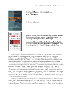 Human Rights Investigation and Dialogue