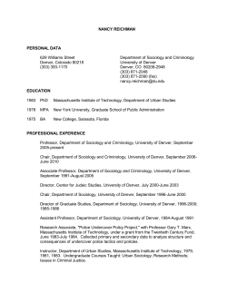 Reichman CV