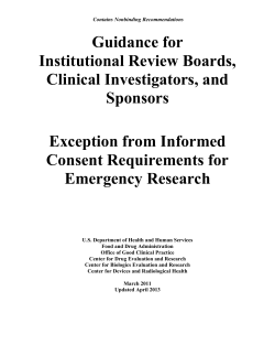 (FDA 2013).