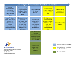Lean Six Sigma Transformation