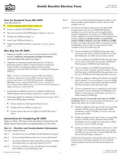Employee Health Benefits Form