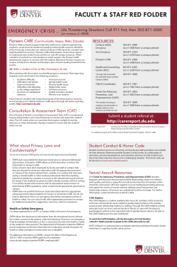 Faculty and Staff&nbsp;Red Folder