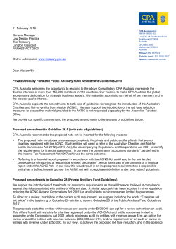 Draft Private Ancillary Fund and Public Ancillary Fund Amendment Guidelines 2015