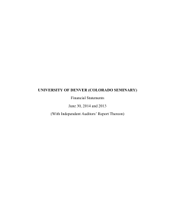 A-133 FY2014 Audit Report