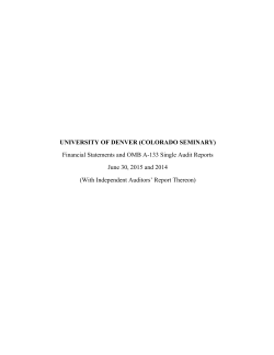 A-133 FY2015 Audit Report