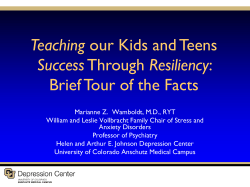 Success Through Resiliency