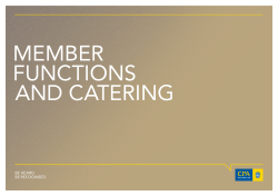 Member functions and catering kit