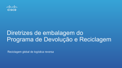 diretrizes de embalagem