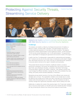 Schutz vor Sicherheitsbedrohungen und Optimierung der Servicebereitstellung