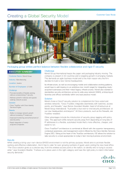 Erstellen eines globalen Sicherheitsmodells