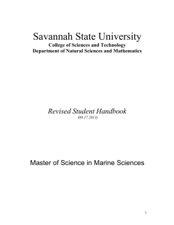 Graduate Student Handbook