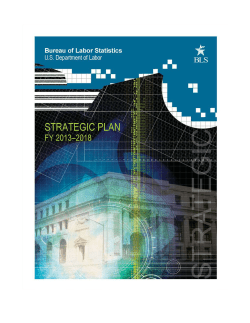 Bureau of Labor Statistics Strategic Plan