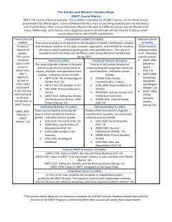 our major course matrix (PDF)