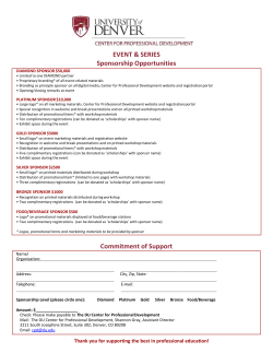 CPD sponsorship opportunities here.