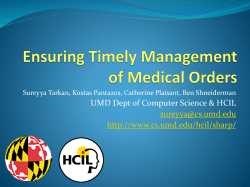 Ensuring Timely Management of Medical Orders