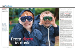 From Dorm till Dusk TES Boarding Article | 16 October&nbsp;