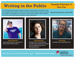 Click for pdf flier.