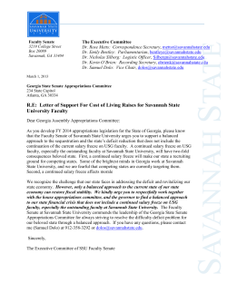 letter to Georgia Senate