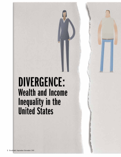 Divergence: wealth and income inequality in the United States