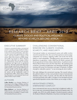 climate shocks political violence