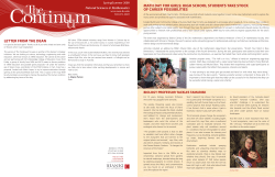 Spring/Summer Newsletter 2009