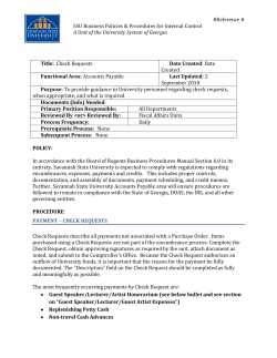 Check Request Policy