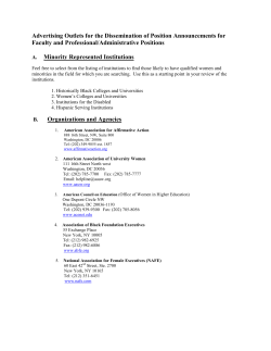 Organizations and Agencies
