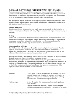 Do&rsquo;s and Don&rsquo;ts for Interviewing